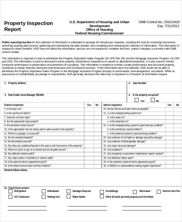 property-inspection-report