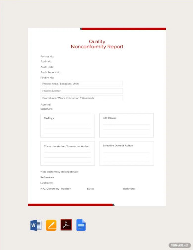 17+ Sample Quality Report Templates in Word, PDF, Apple Pages