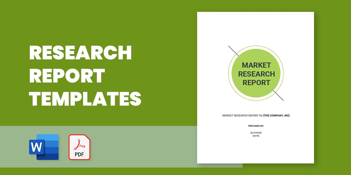 research report structure template