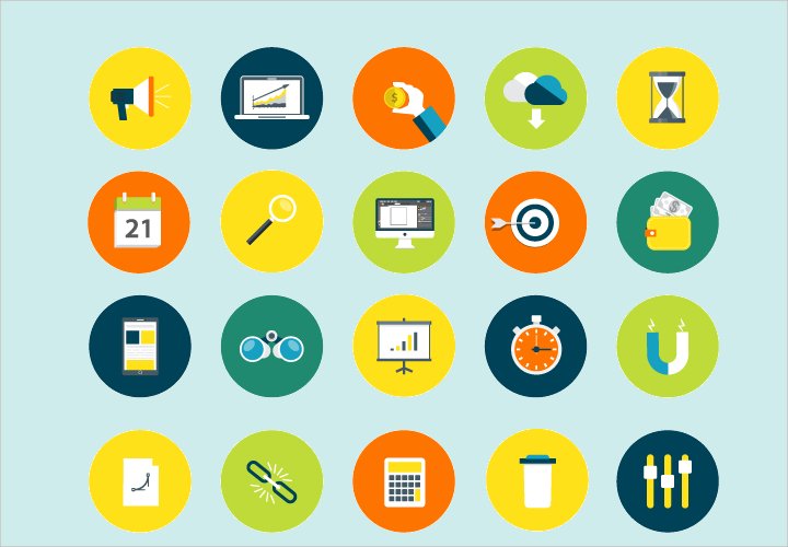 round business icons1