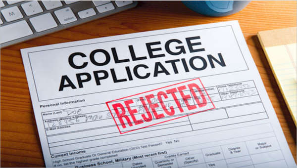 sample college rejection letters