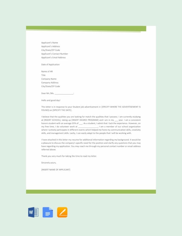 Cover Letter For Graduating College Student from images.template.net