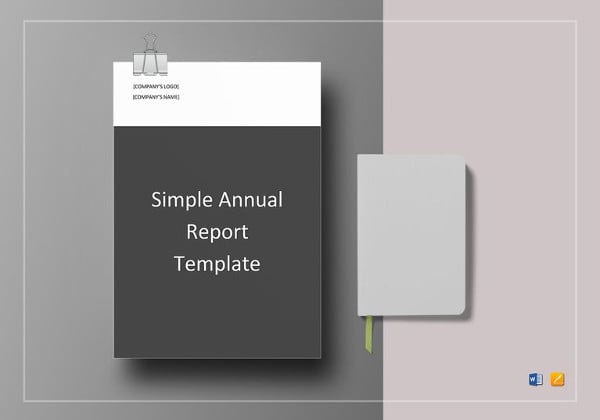 simple annual report template1