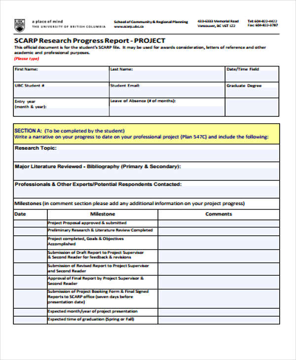 9+ Research Report Formats - Free Sample, Example Format Download
