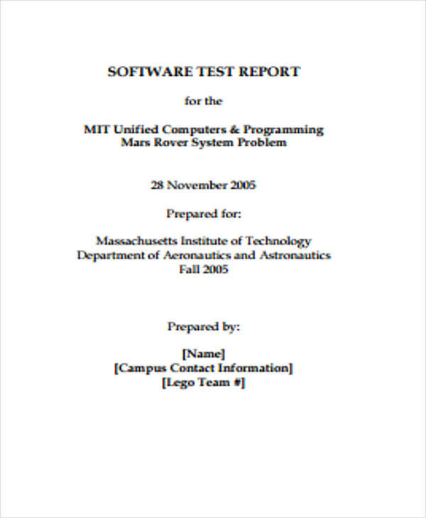 13+ Test Report Templates - PDF, Google Docs, Word, Apple Pages Format ...