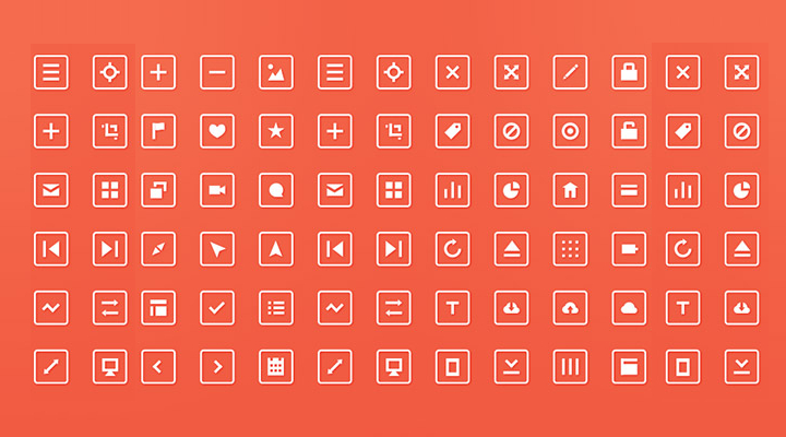 squared icons
