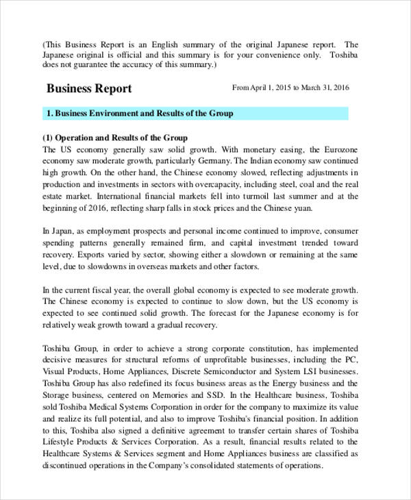 36 Report Formats Word PDF