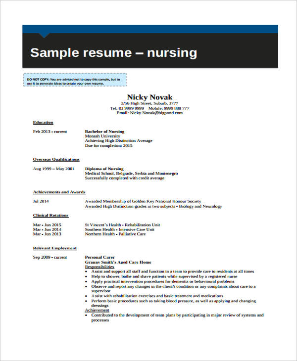 16+ Student Curriculum Vitae Templates - PDF, DOC