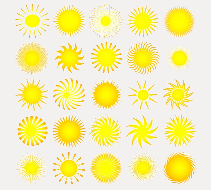 sun icons