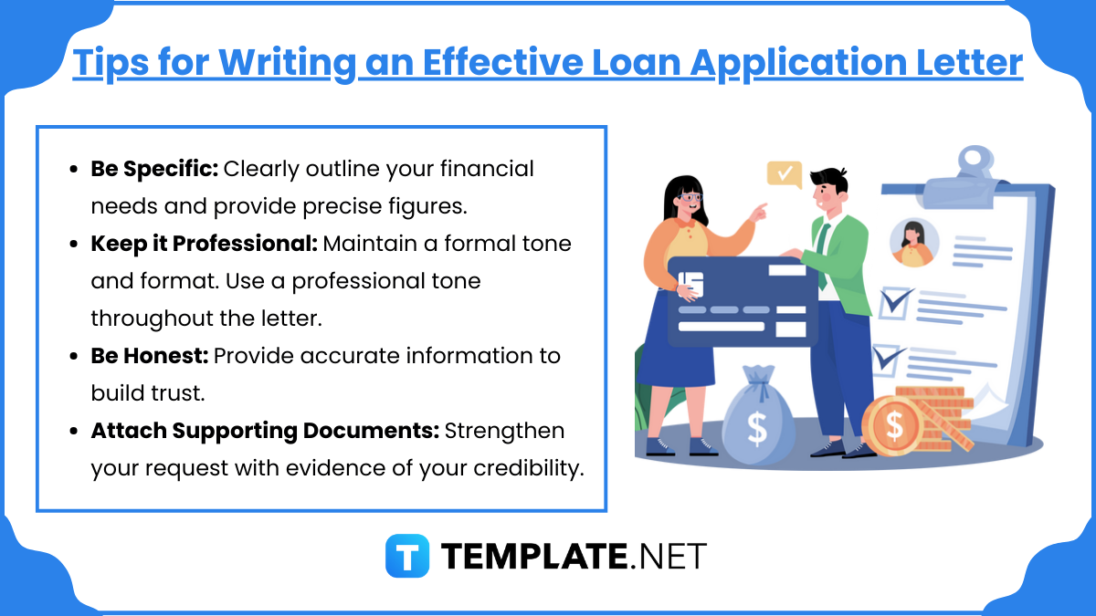 tips for writing an effective loan application letter