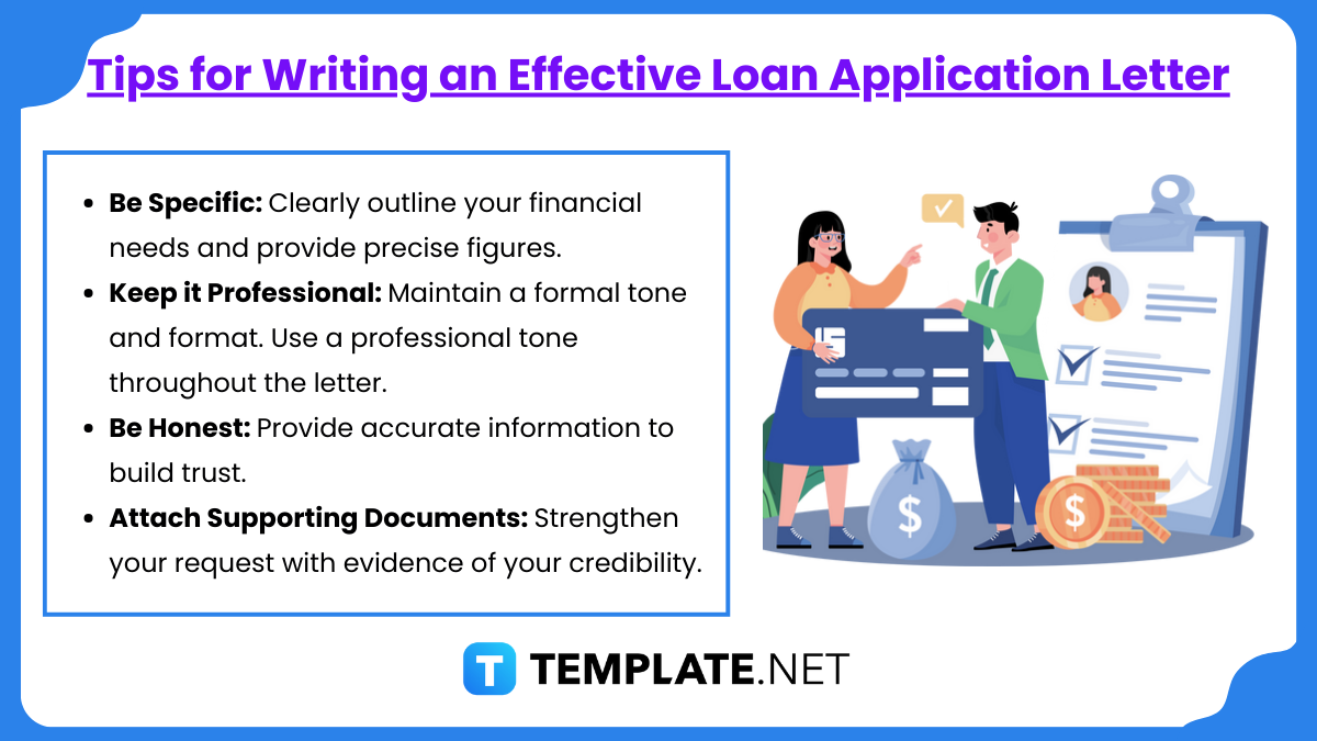 tips for writing an effective loan application letter