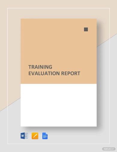 training evaluation report template