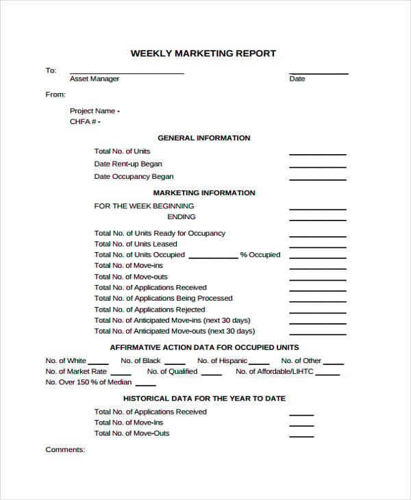 marketing report assignment