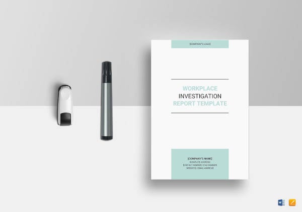 workplace investigation report template
