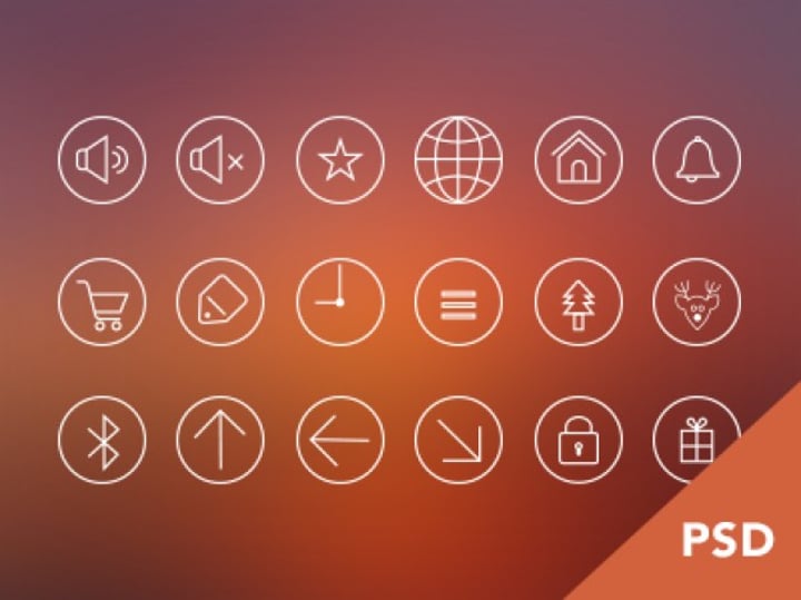 iphone app psd icons