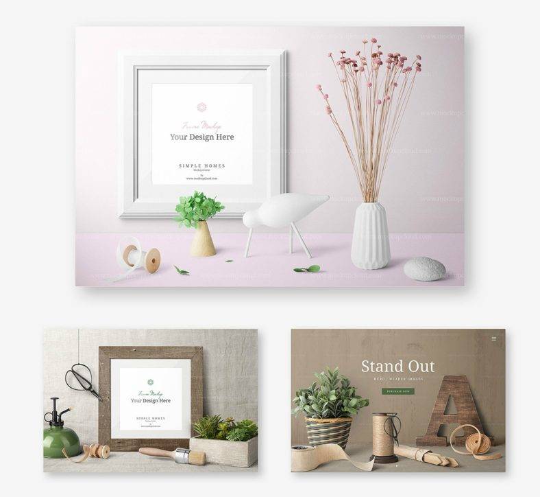 Home Identity Mockup