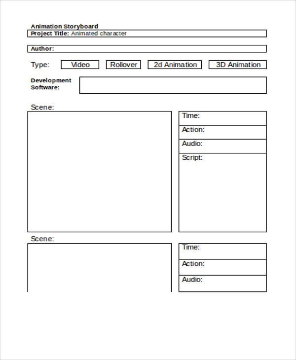 14+ Storyboard Templates in Word