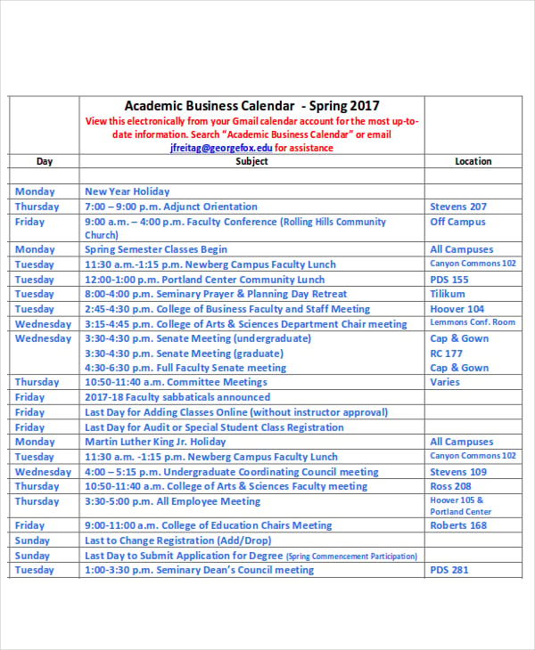 academic calendar1