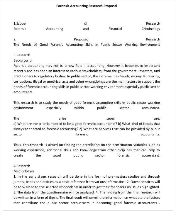 research proposal for accounting students pdf