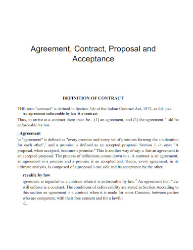 21+ Contract Proposal Templates - Free Word, PDF Format Download