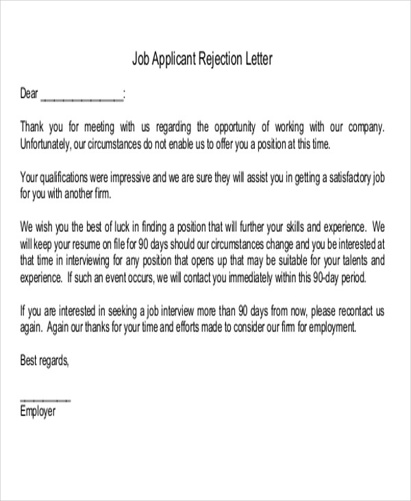 applicant-rejection-letters-13-free-word-pdf-format-download