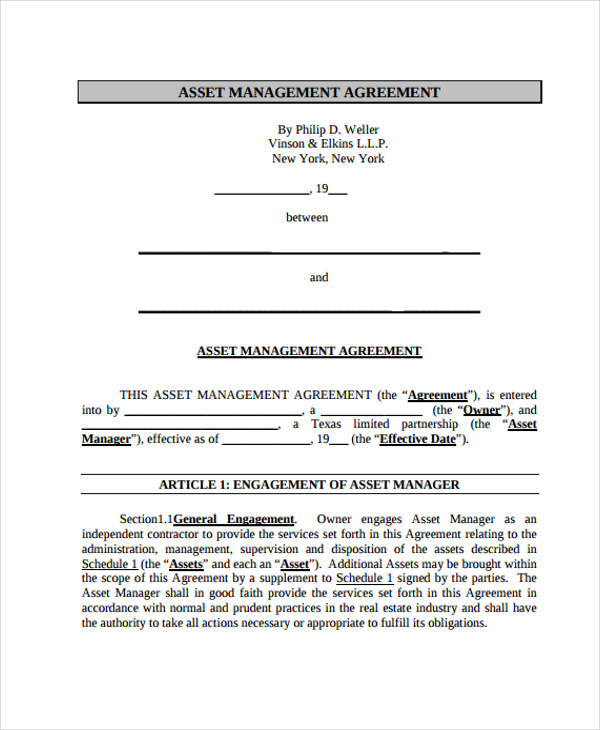 asset-management-agreement-template