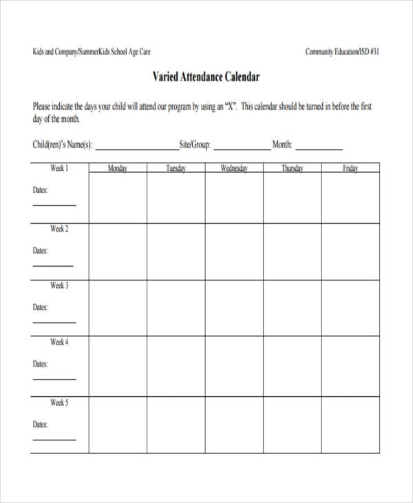 blank calendar in pdf1