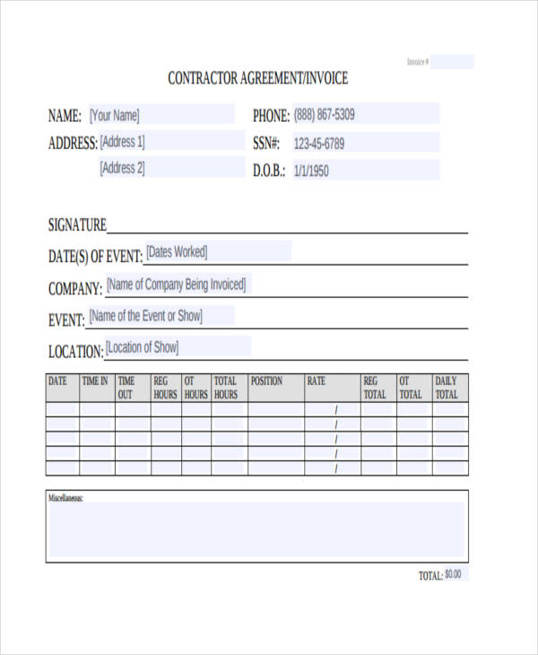 14 basic invoice templates ai psd free premium templates