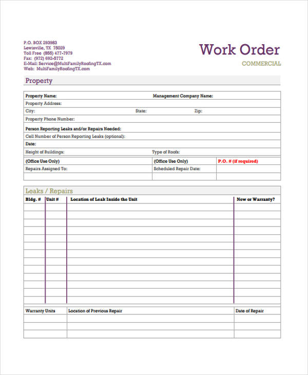 work-order-templates-9-free-pdf-format-download