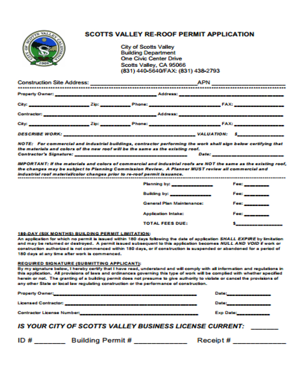 building work receipt template