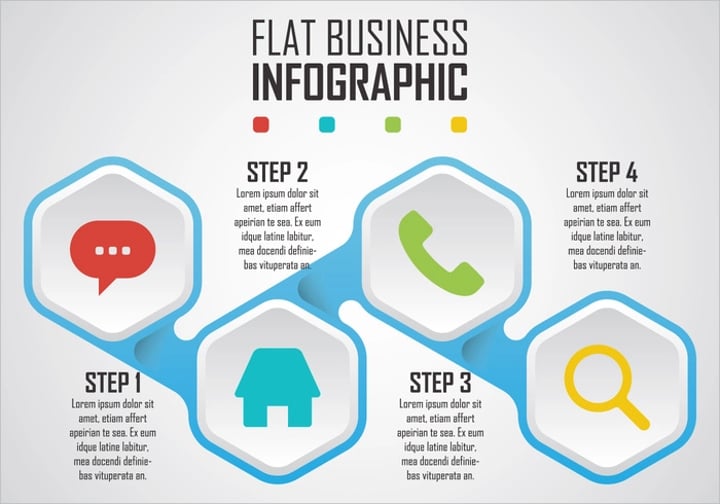 business design infographic template