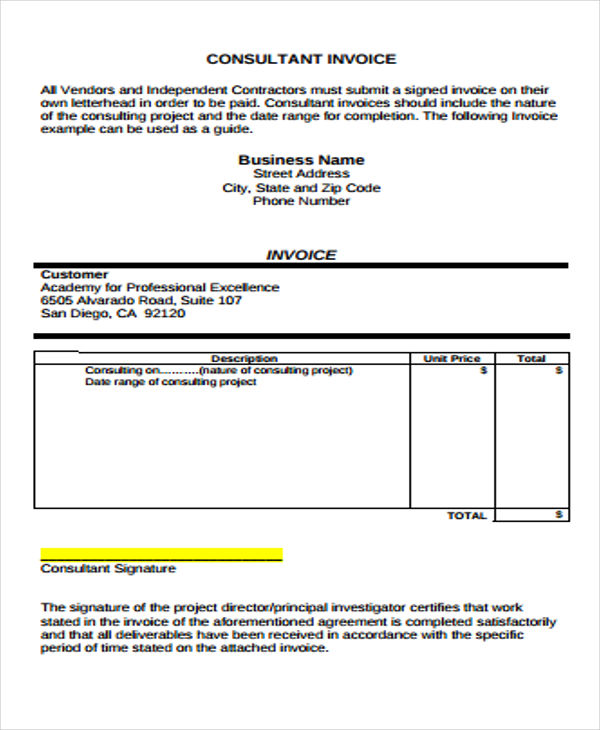 business invoice pdf