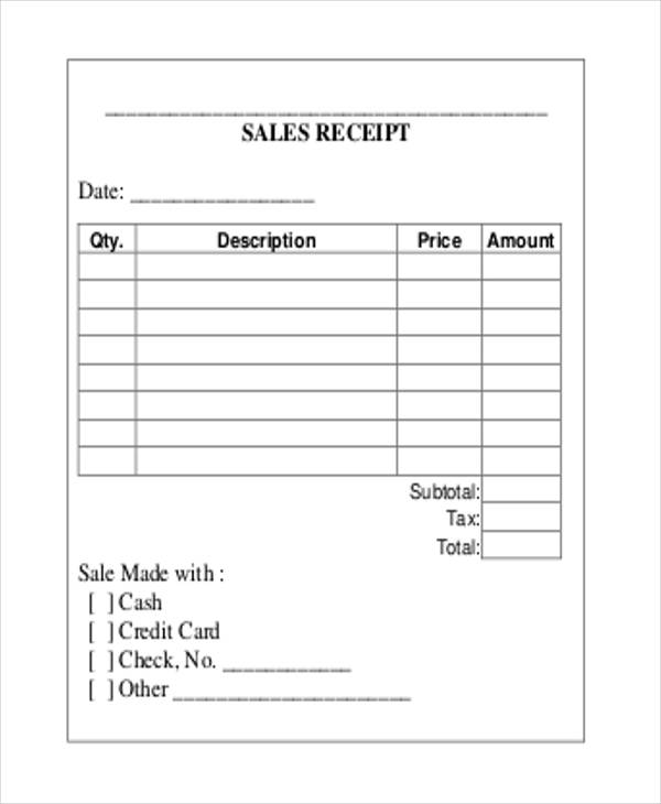 9 cash receipt templates free premium templates