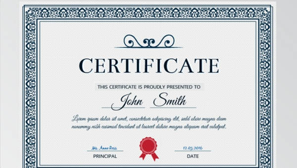 Certificate Date Format Certificate Template Word Pdf Swhshish