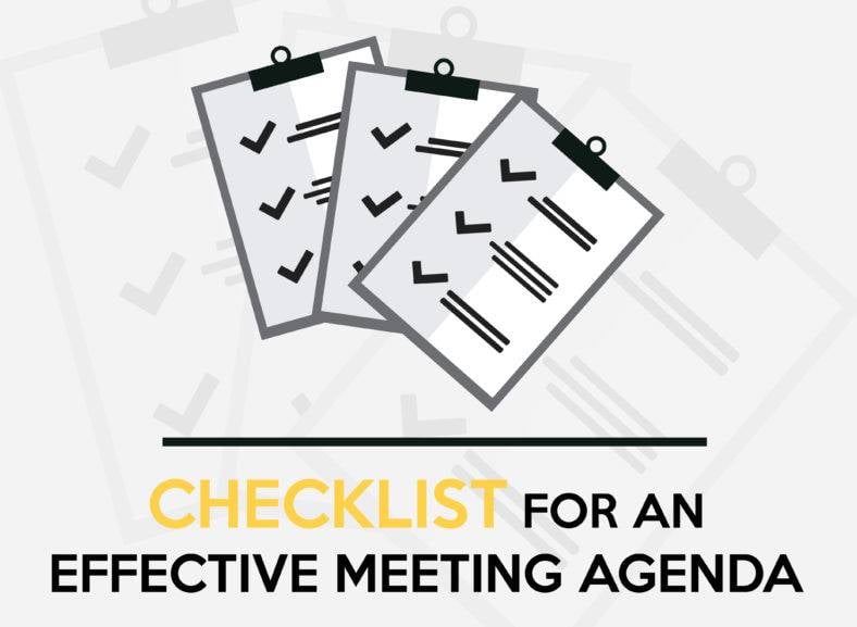checklist for a perfect meeting agenda 788x577