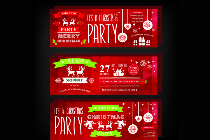 christmas party banner
