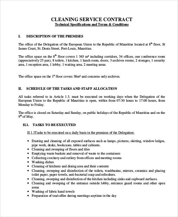 contract form employee uk Contract PDF, Docs, Templates  Word, 15  Cleaning Apple