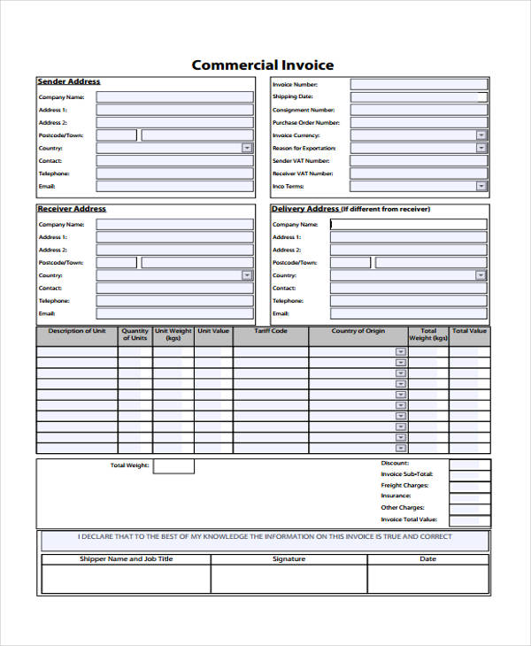 40 printable invoice templates word pdf ai google docs free