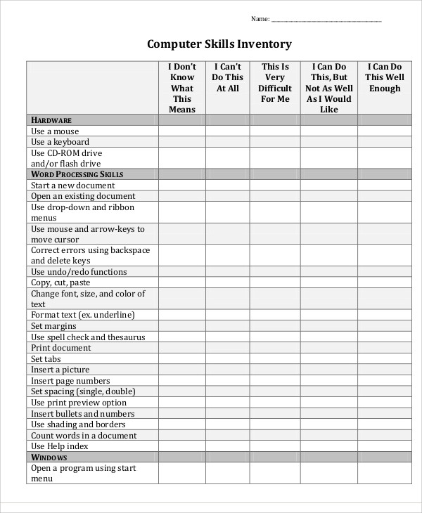 46+ Best Inventory Templates PDF, Word, Apple Pages