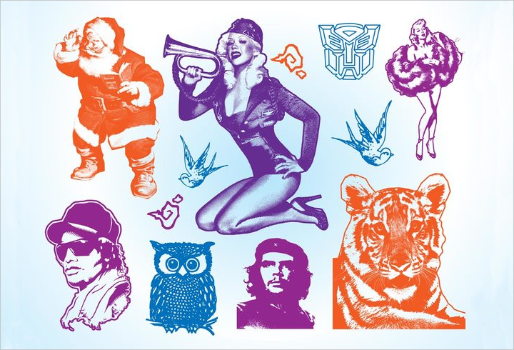 cool clip art vector