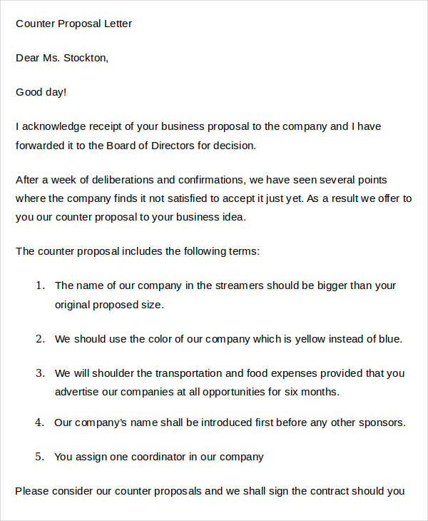 38+ Proposal Letter Templates Word, PDF
