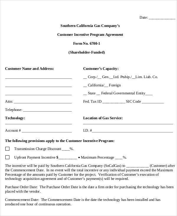 9+ Incentive Agreement Templates Free Sample, Example Format Download