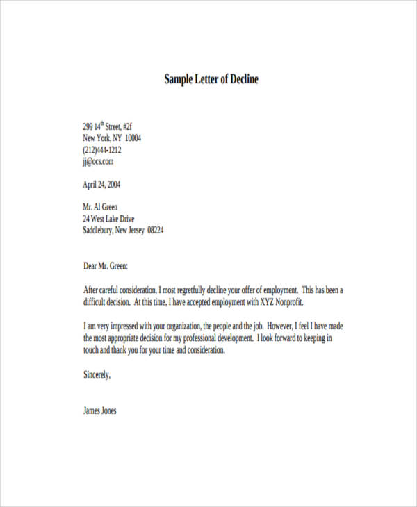 16+ Employment Offer Letter Templates - Free Samples, Examples Format 