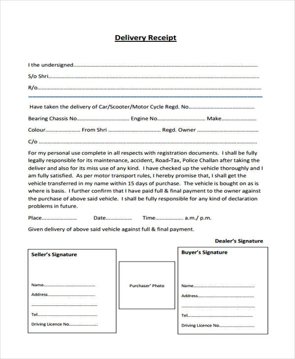 acknowledgement of service form d10 pdf download