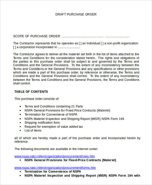 29+ Order Templates in Word