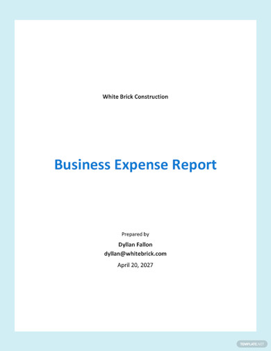 66+ Expense Report Templates - Word, PDF, Excel