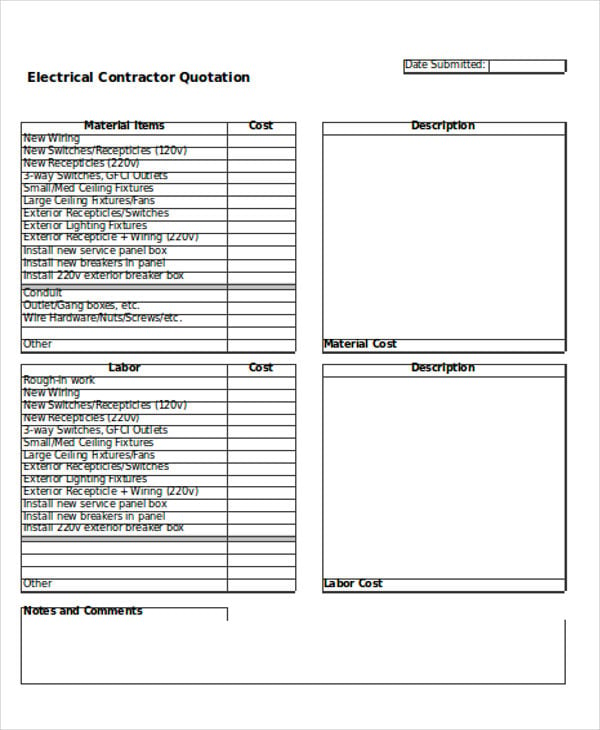 Electrical Wiring Quotation Sample Great Engine Wiring Diagram