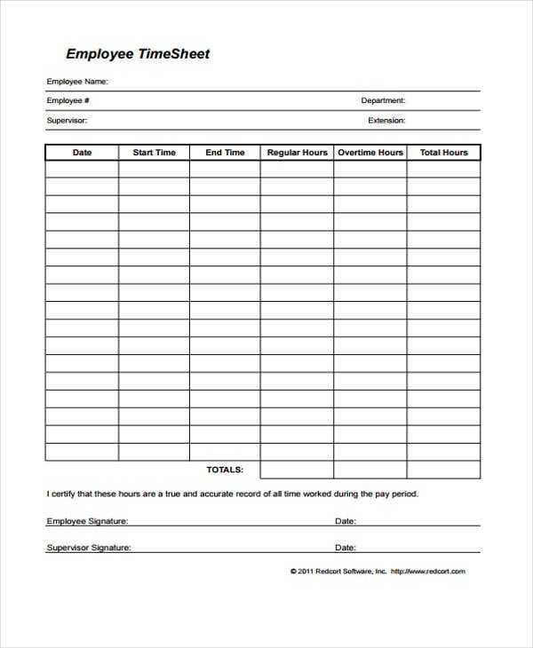 employee time sheet printable form timesheet working hours etsy in
