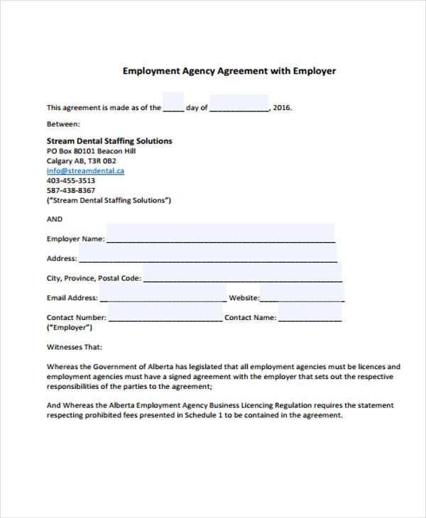 employment agreement