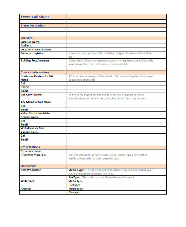 31+ Printable Sheet Templates